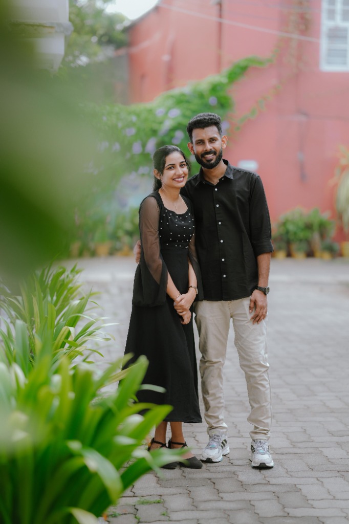 Jaison and Aneena candid