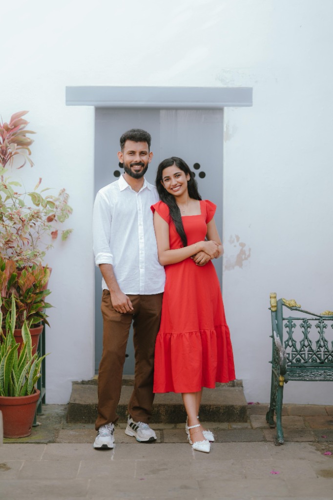 Jaison and Aneena portrait